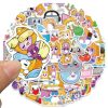 10 50PCS Cute Lankybox Cartoon Stickers for Suitcase Skateboard Guitar Laptop Phone Decor Waterproof Sticker Kids 4 - LankyBox UK Store