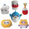 2022 New Baby Milky Plush Toy Fat Lankyboxs Thicc Foxy Shark Rocky Boxy Foxy Round Shape - LankyBox UK Store