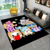 3D Happy Rocky And Foxy And Boxy Lankybox Area Rug Carpet Rug for Home Living Room 1 - LankyBox UK Store