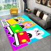 3D Happy Rocky And Foxy And Boxy Lankybox Area Rug Carpet Rug for Home Living Room 21 - LankyBox UK Store