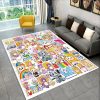 3D Happy Rocky And Foxy And Boxy Lankybox Area Rug Carpet Rug for Home Living Room 6 - LankyBox UK Store