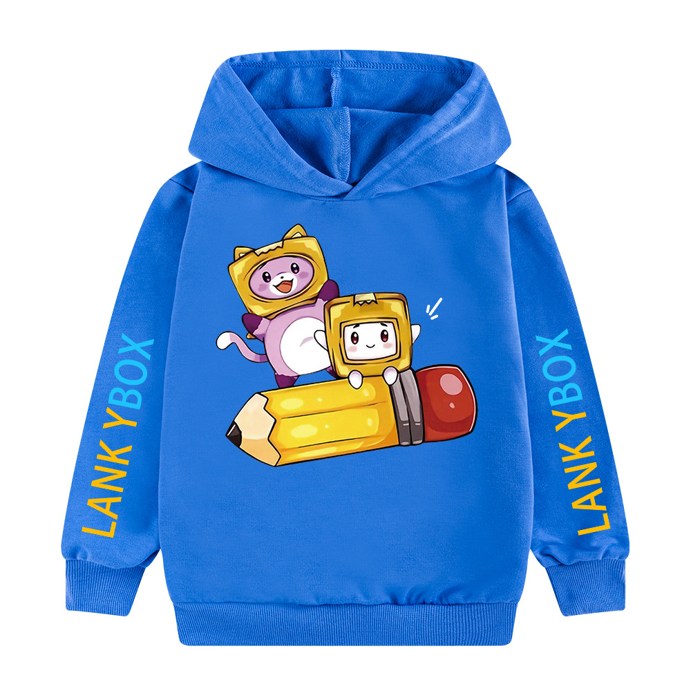 Lankybox Foxy Boxy With Pencil Clothing Kid Hoodie