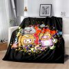 Happy Rocky And Foxy And Boxy Lankybox Soft Plush Blanket Flannel Blanket Throw Blanket for Living - LankyBox UK Store