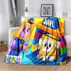 Happy Rocky And Foxy And Boxy Lankybox Soft Plush Blanket Flannel Blanket Throw Blanket for Living 19 - LankyBox UK Store