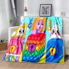 Happy Rocky And Foxy And Boxy Lankybox Soft Plush Blanket Flannel Blanket Throw Blanket for Living 20 - LankyBox UK Store
