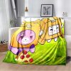 Happy Rocky And Foxy And Boxy Lankybox Soft Plush Blanket Flannel Blanket Throw Blanket for Living 27 - LankyBox UK Store