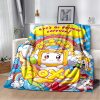Happy Rocky And Foxy And Boxy Lankybox Soft Plush Blanket Flannel Blanket Throw Blanket for Living 5 - LankyBox UK Store