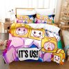 Lankybox Foxy Boxy Bedding Sets Single Twin Full Queen King Size Bed Linen Kids Girls Bedroom 4 - LankyBox UK Store